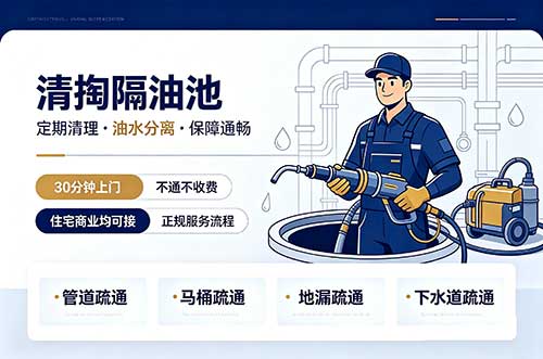 凉山清掏隔油池